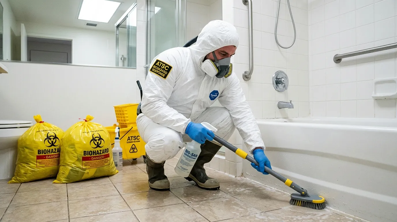 Decontamination equipment deployed for Blood Cleanup in Bethel Park